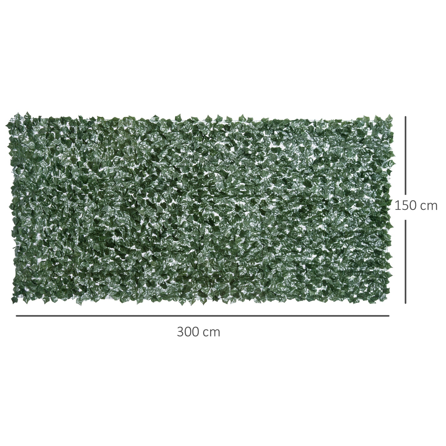 Kunstig hæk til altan og have – 300 x 150 cm