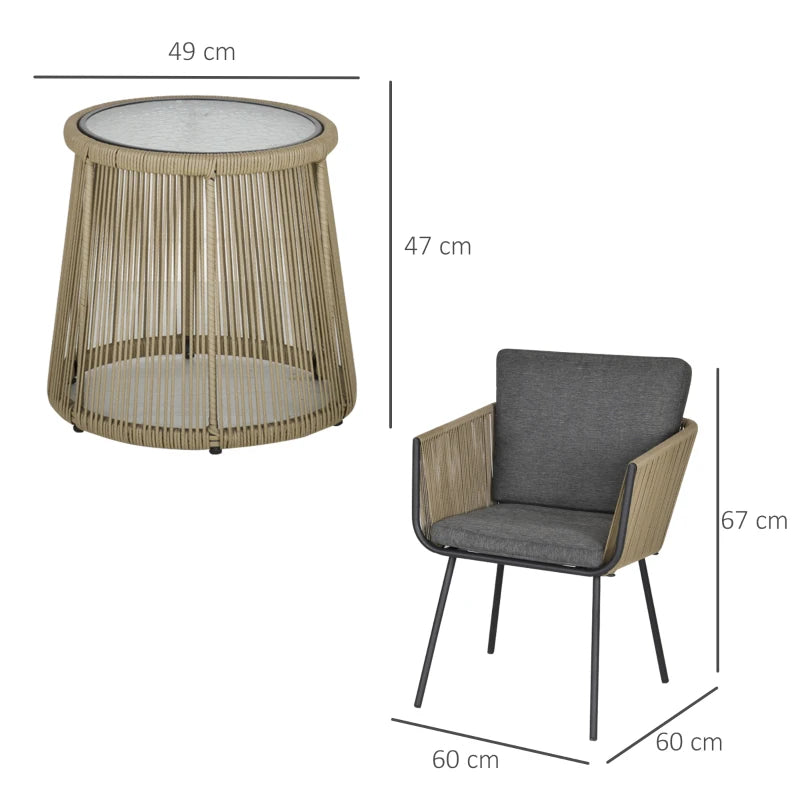 3-delt loungesæt