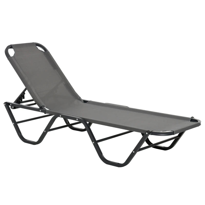 Foldbar og justerbar liggestol
