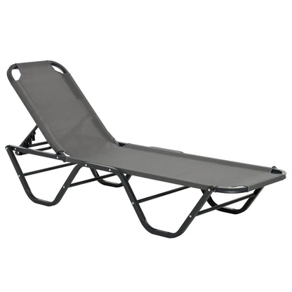 Foldbar og justerbar liggestol