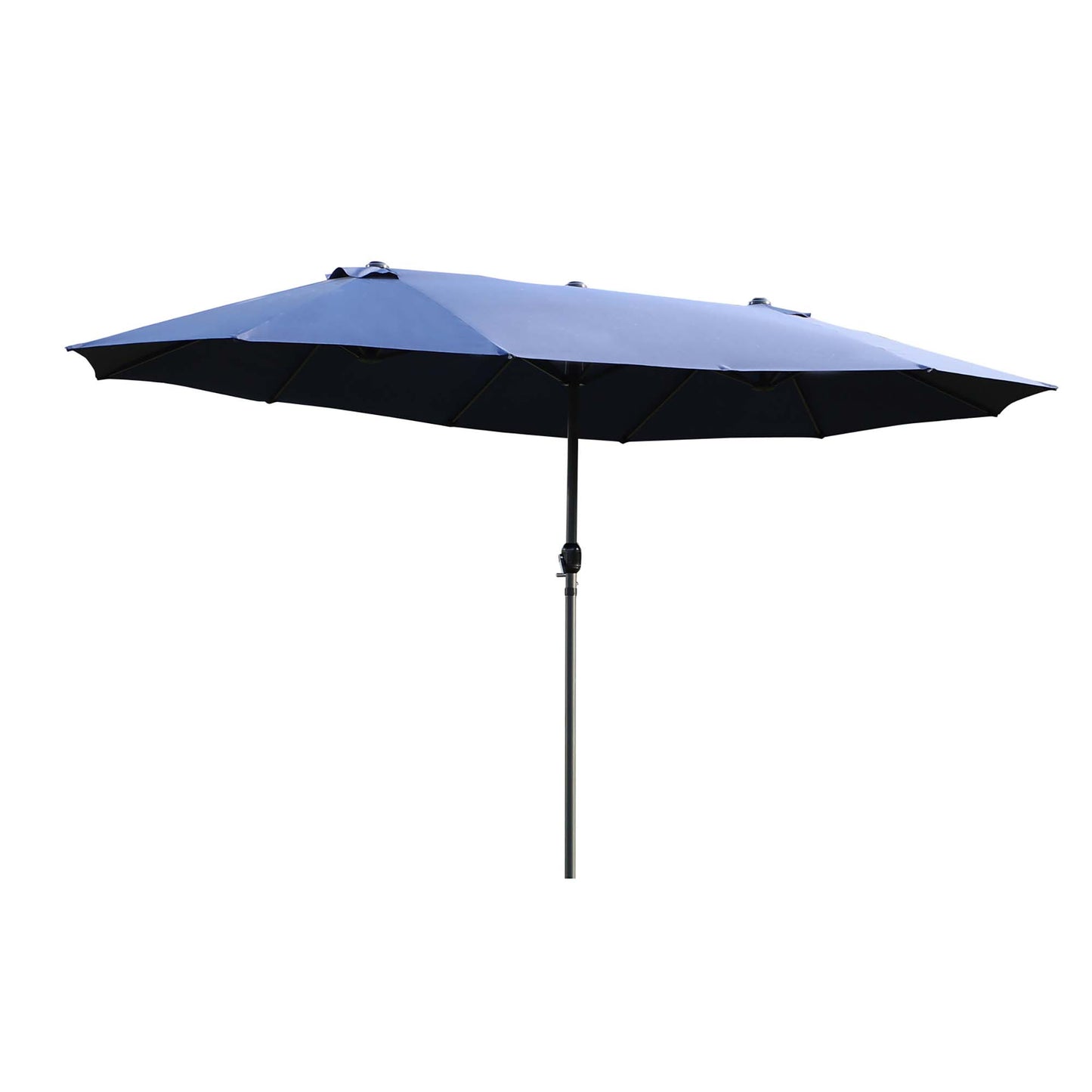 Dobbelt parasol 460 x 270 cm – Blå